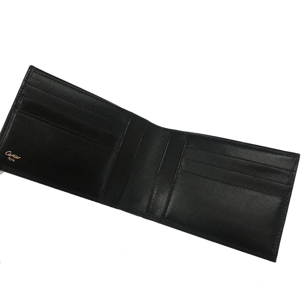 Cartier Black Bifold Wallet L34 125812 - Picture 4 of 12